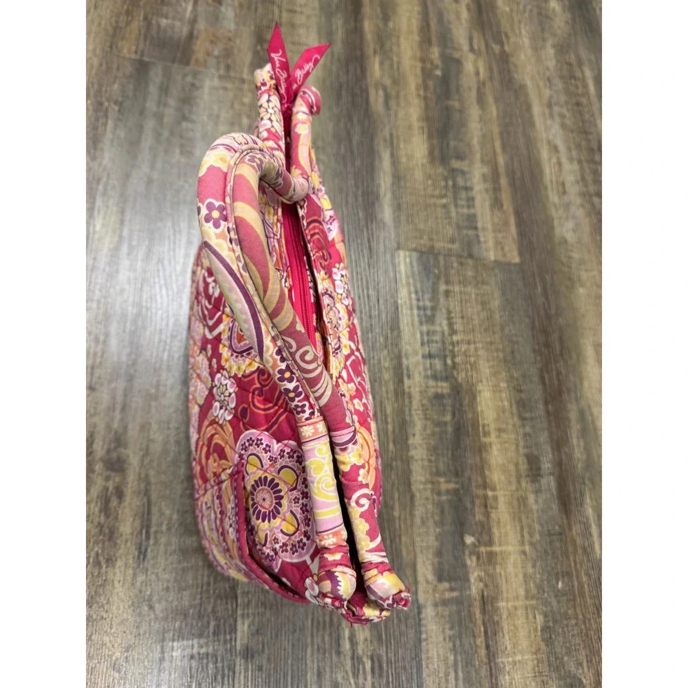 Vera Bradley Raspberry Paisley Little Betsy Tote Shoulder Fizz Gabby Handbag